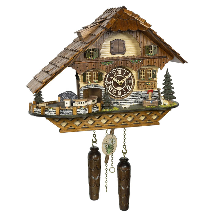 Hermle | Phillip Quartz Chalet-Style Black Forest Cuckoo Clock