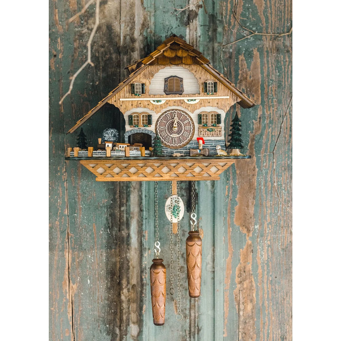 Hermle | Phillip Quartz Chalet-Style Black Forest Cuckoo Clock