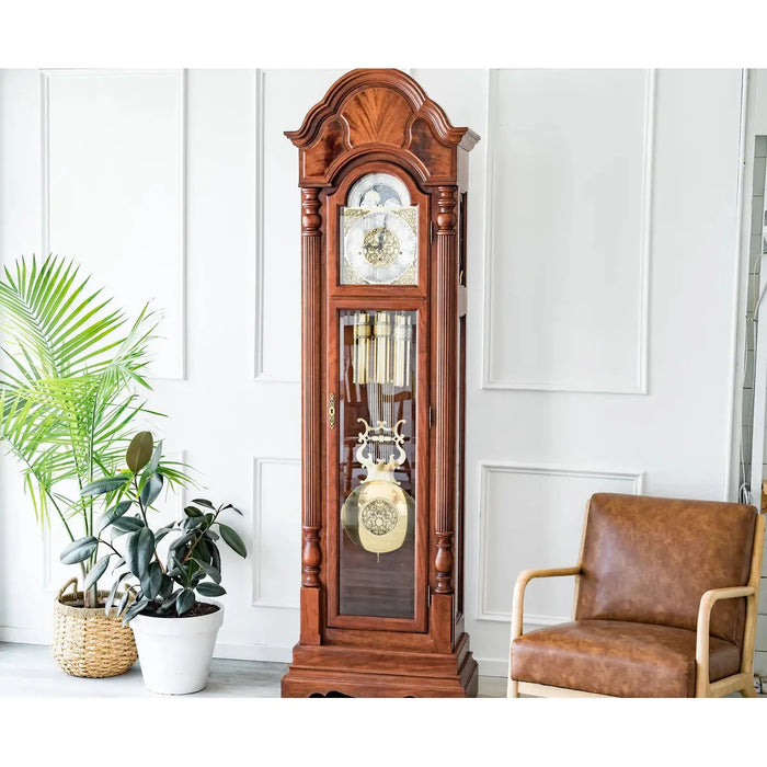 Hermle | Brookfield 85" Cherry Grandfather Clock