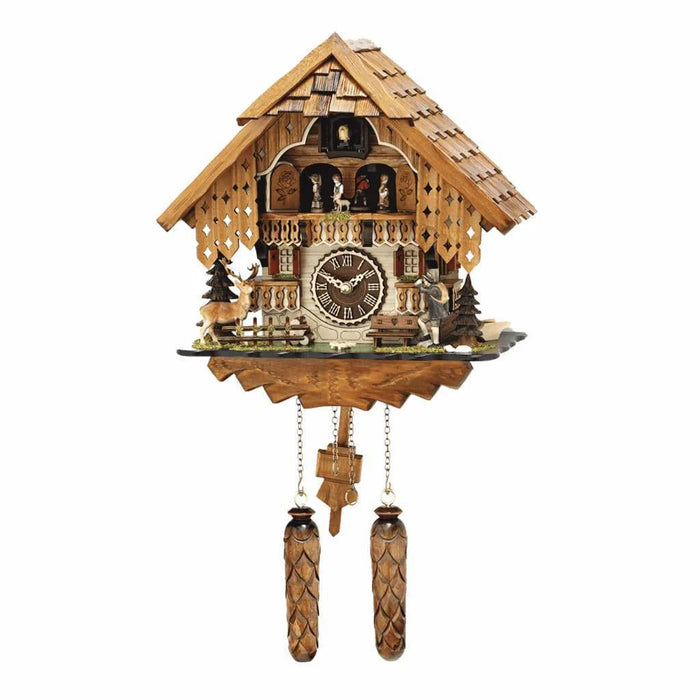 Hermle | Rheinberg Chalet-Style Quartz Cuckoo Clock with Dancers